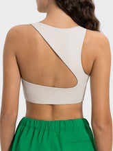 Load image into Gallery viewer, Cutout Round Neck Active Tank
