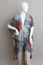 Load image into Gallery viewer, Allover Floral Print Kimono
