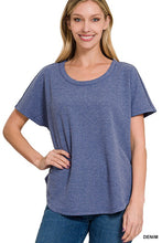 Load image into Gallery viewer, Melange Baby Waffle Short Sleeve Top
