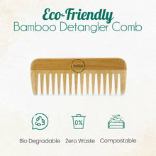 Load image into Gallery viewer, All-Natural Bamboo Comb
