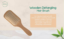 Load image into Gallery viewer, Natural Wooden Detangling Hair Brush
