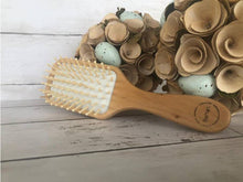 Load image into Gallery viewer, Natural Wooden Detangling Hair Brush
