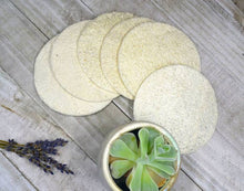 Load image into Gallery viewer, Natural Loofah Sponge Pads 5-pcs
