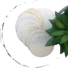 Load image into Gallery viewer, Natural Loofah Sponge Pads 5-pcs
