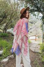 Load image into Gallery viewer, Bohemian Burnout Velvet Kimono
