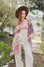 Load image into Gallery viewer, Bohemian Burnout Velvet Kimono
