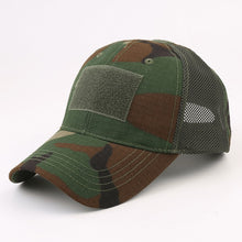 Load image into Gallery viewer, Tactical Military Patch Hat w Adjustable Strap
