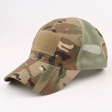 Load image into Gallery viewer, Tactical Military Patch Hat w Adjustable Strap
