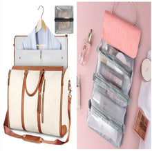 Load image into Gallery viewer, Womens Large Capacity Travel Duffle Bag  Folding Suit Bag Waterproof Clothes Handbag Totes
