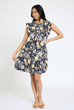 Load image into Gallery viewer, Spring Ruffle Hem Shift Dress

