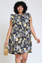 Load image into Gallery viewer, Spring Ruffle Hem Shift Dress
