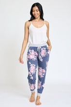 Load image into Gallery viewer, Plus Floral Drawstring Jogger
