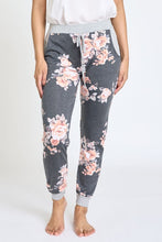 Load image into Gallery viewer, Plus Floral Drawstring Jogger
