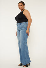 Load image into Gallery viewer, Plus High Rise Trouser Wide Leg Jeans
