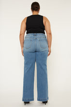 Load image into Gallery viewer, Plus High Rise Trouser Wide Leg Jeans
