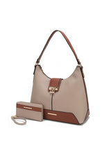 Load image into Gallery viewer, MKF Collection Graciela Color-Block Hobo by Mia k
