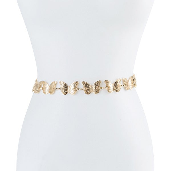 Dainty Butterfly Fashion Waist Belt