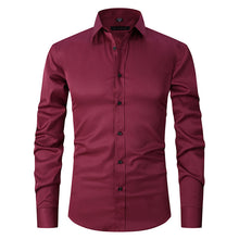 Load image into Gallery viewer, Mens Elastic Long Sleeves Shirt
