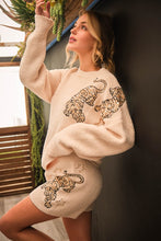 Load image into Gallery viewer, Cozy Soft Knitted Tiger Star Lounge Set
