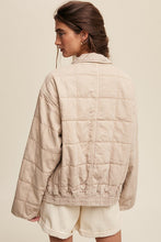 Load image into Gallery viewer, Quilted Denim Jacket
