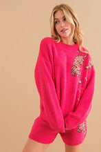 Load image into Gallery viewer, Cozy Soft Knitted Tiger Star Lounge Set
