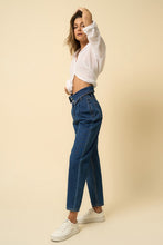 Load image into Gallery viewer, High Rise Flap Waisted Relaxed Jeans
