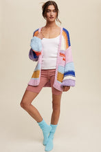 Load image into Gallery viewer, Hand Knit Multi Striped Cardigan
