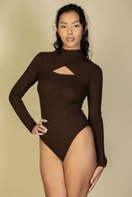 Load image into Gallery viewer, Front Cutout Long Sleeve Bodysuit
