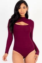 Load image into Gallery viewer, Front Cutout Long Sleeve Bodysuit
