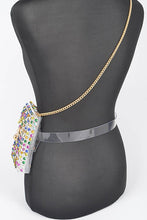 Load image into Gallery viewer, Studs Clear Convertible Plus Size Belt Bag
