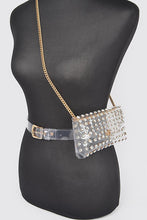 Load image into Gallery viewer, Plus Size Studded Stadium Convertible Fanny Pack
