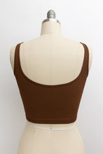 Load image into Gallery viewer, Ribbed Underline Seams Brami Top
