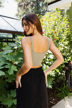 Load image into Gallery viewer, Ribbed Underline Seams Brami Top
