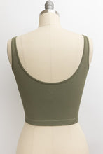 Load image into Gallery viewer, Ribbed Underline Seams Brami Top
