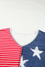 Load image into Gallery viewer, Star and Stripe V-Neck Top
