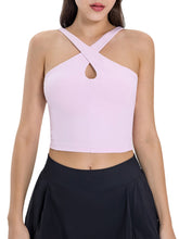 Load image into Gallery viewer, Crisscross Grecian Neck Active Cami
