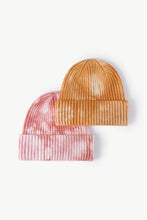 Load image into Gallery viewer, Tie-Dye Ribbed Cuffed Beanie
