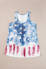 Load image into Gallery viewer, US Flag Scoop Neck Tank
