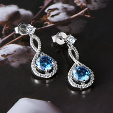 Load image into Gallery viewer, 1 Carat Moissanite 925 Sterling Silver Earrings
