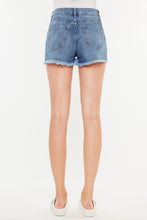 Load image into Gallery viewer, Kancan Distressed Raw Hem High Waist Denim Shorts
