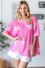 Load image into Gallery viewer, HOPELY Star Pattern Oversized Waffle T-Shirt
