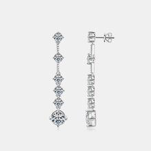 Load image into Gallery viewer, 4 Carat Moissanite 925 Sterling Silver Earrings
