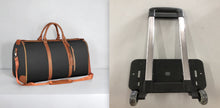 Load image into Gallery viewer, Womens Large Capacity Travel Duffle Bag  Folding Suit Bag Waterproof Clothes Handbag Totes
