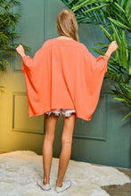 Load image into Gallery viewer, Solid Round Neck Loose Fit Kimono Sleeve Sweater
