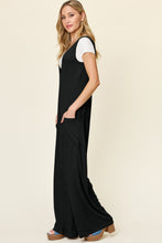 Load image into Gallery viewer, Double Take Full Size Sleeveless Wide Leg Jumpsuit with Pockets
