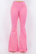 Load image into Gallery viewer, Bell Bottom Jean in Pink - Inseam 30&quot;
