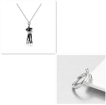 Load image into Gallery viewer, Love Hug Necklace Unisex Men Women Couple Jewelry Simple Temperament Clavicle Chain Gift
