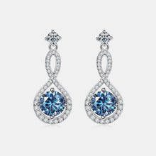 Load image into Gallery viewer, 1 Carat Moissanite 925 Sterling Silver Earrings
