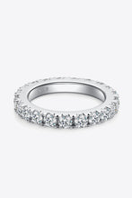 Load image into Gallery viewer, 2.3 Carat Moissanite 925 Sterling Silver Eternity Ring Ti Amo I love you
