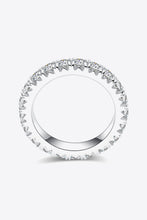 Load image into Gallery viewer, 2.3 Carat Moissanite 925 Sterling Silver Eternity Ring Ti Amo I love you
